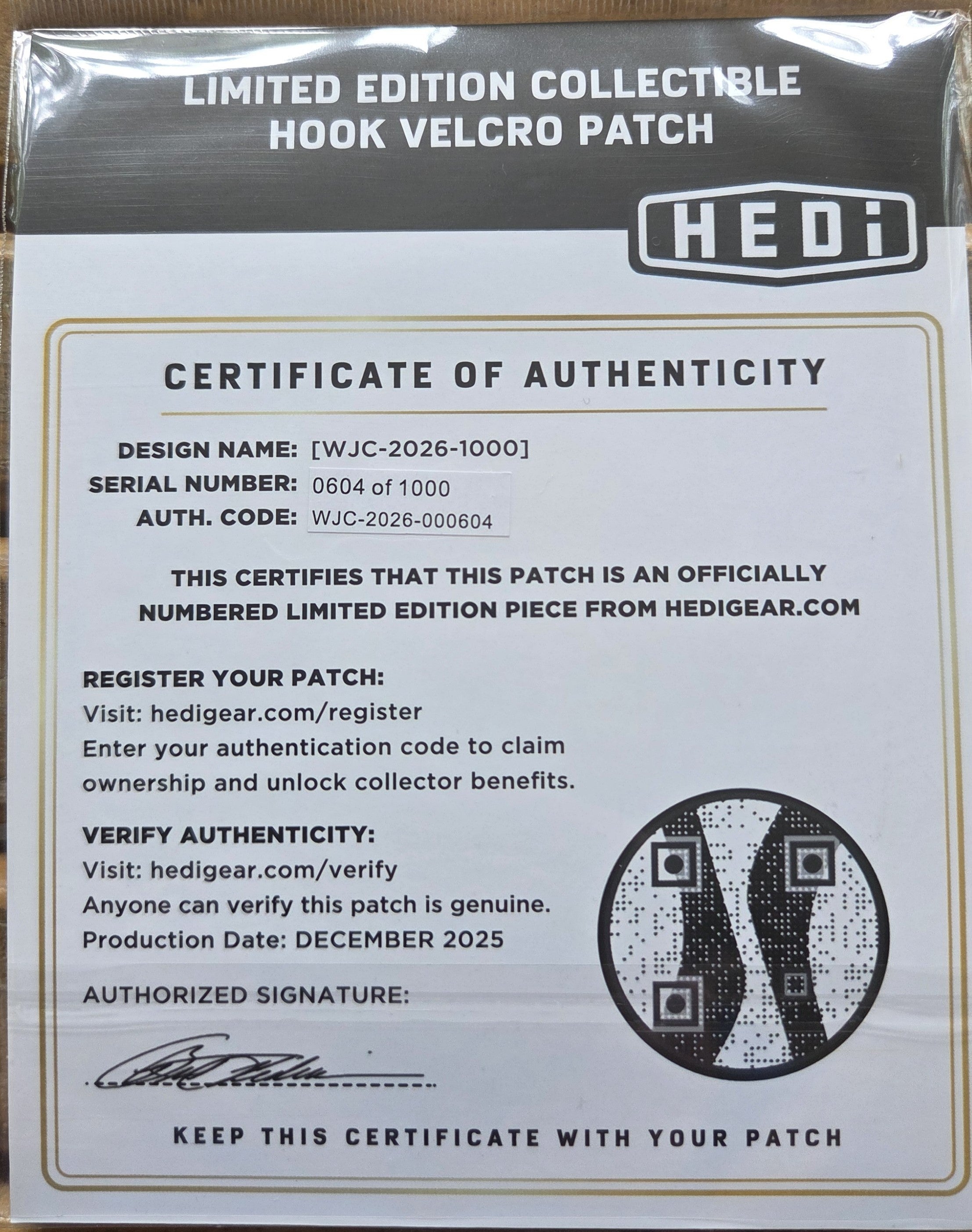 a World Jr's Championship Limited Edition - 25 Patch Pack from HEDi Gear