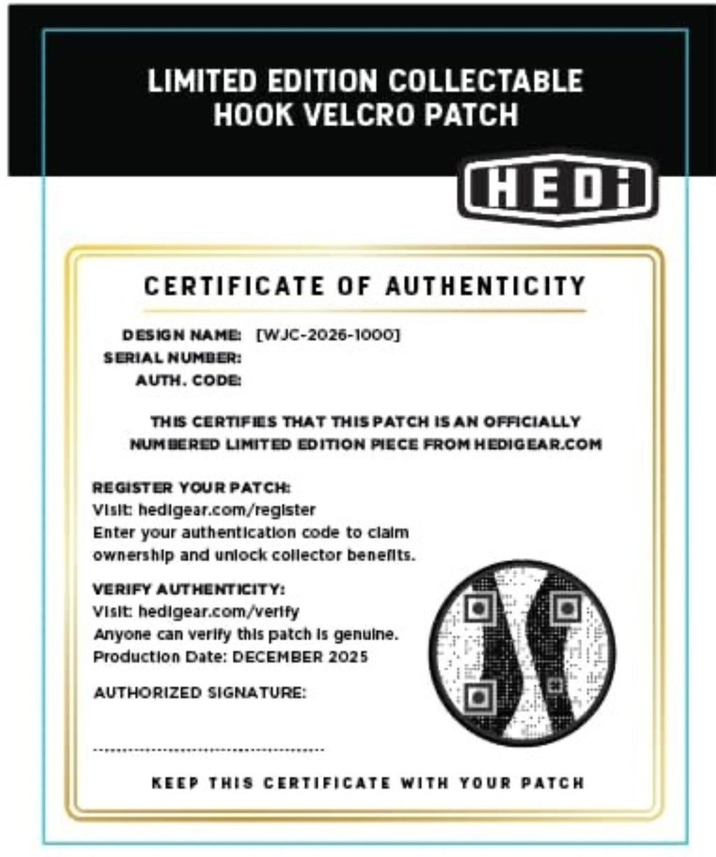 World Jr's Championship Limited Edition Patch